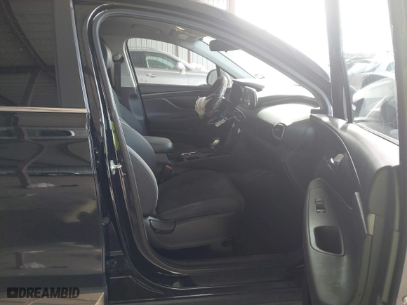 2019 Hyundai Santa Fe SE with VIN 5NMS23AD1KH112931, listed as a IAAI auction lot 41678592 with 96,477 mi miles. Bid and sale history available at carsss.com. Image 5.