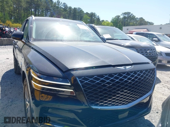 2024 Genesis GV80 with VIN KMUHBDSB3RU174036, listed as a IAAI auction lot 41992632 with 40,352 mi miles and . Bid and sale history available at DreamBid. Image 12.