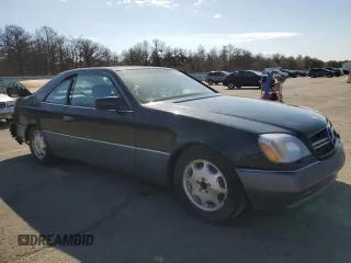 1994 Mercedes-Benz S with VIN WDBGA70E3RA184761, listed as a Copart auction lot 50040185 with Not Provided miles and Salvage Title. Bid and sale history available at DreamBid. Image 4.
