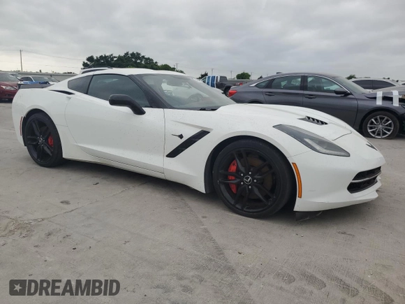 2014 Chevrolet Corvette Z51 3LT with VIN 1G1YL2D70E5124821, listed as a Copart auction lot 53803515 with 79,893 mi miles and Clean title. Bid and sale history available at DreamBid. Image 4.