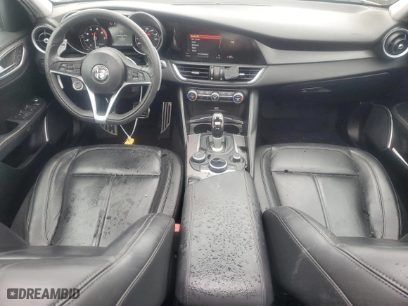 2019 Alfa Romeo Giulia with VIN ZARFANAN9K7603060, listed as a Copart auction lot 65530174 with 62,710 mi miles and Salvage Title. Bid and sale history available at carsss.com. Image 8.