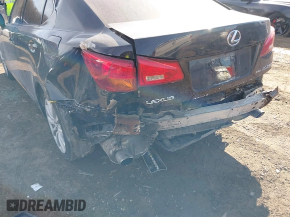 2006 Lexus IS 250 with VIN JTHCK262462003944, listed as a IAAI auction lot 41450633 with 209,286 mi miles and . Bid and sale history available at DreamBid. Image 13.