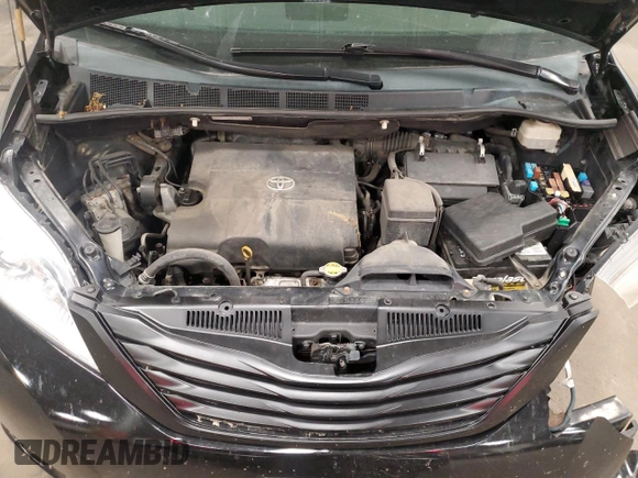 2011 Toyota Sienna with VIN 5TDZK3DC6BS120523, listed as a Copart auction lot 56798595 with 234,871 mi miles and Salvage title. Bid and sale history available at DreamBid. Image 12.