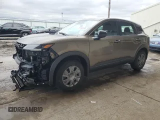 2025 Nissan Kicks S with VIN 3N8AP6BA7SL305482, listed as a Copart auction lot 81783134 with 1,318 mi miles and Salvage Title. Bid and sale history available at carsss.com. Image 1.