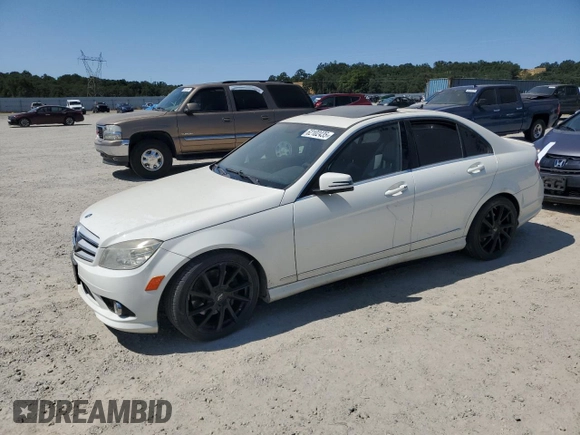 2010 Mercedes-Benz C 350 Sport with VIN WDDGF5GB9AR114616, listed as a Copart auction lot 62102435 with 186,707 mi miles and Clean title. Bid and sale history available at DreamBid. Image 1.