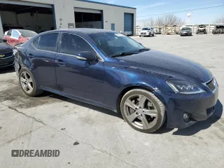 2012 Lexus IS 350 with VIN JTHBE5C27C5029490, listed as a Copart auction lot 46371965 with 83,548 mi miles and Salvage title. Bid and sale history available at DreamBid. Image 4.