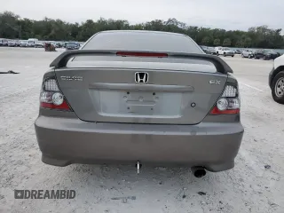 2005 Honda Civic EX with VIN 1HGEM21915L079673, listed as a Copart auction lot 81553344 with 187,454 mi miles and Salvage Title. Bid and sale history available at carsss.com. Image 6.