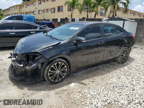 2016 Toyota Corolla L with VIN 2T1BURHE4GC676307, listed as a Copart auction lot 60266715 with 81,819 mi miles and Salvage title. Bid and sale history available at DreamBid. Image 1.