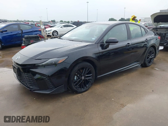 2025 Toyota Camry LE with VIN 4T1DAACKXSU526497, listed as a IAAI auction lot 42211721 with 22,312 mi miles and . Bid and sale history available at DreamBid. Image 18.