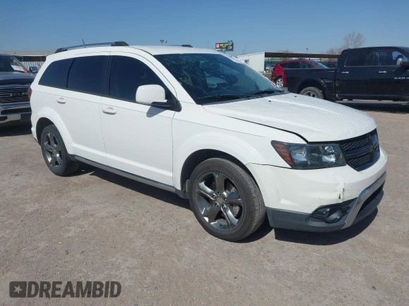 2016 Dodge Journey Crossroad Plus z VIN 3C4PDCGB1GT123363, wystawiony jako IAAI lot #41857436 z przebiegiem 134 769 mil mil oraz . Historia ofert i sprzedaży dostępna na DreamBid. Obrazek 1.