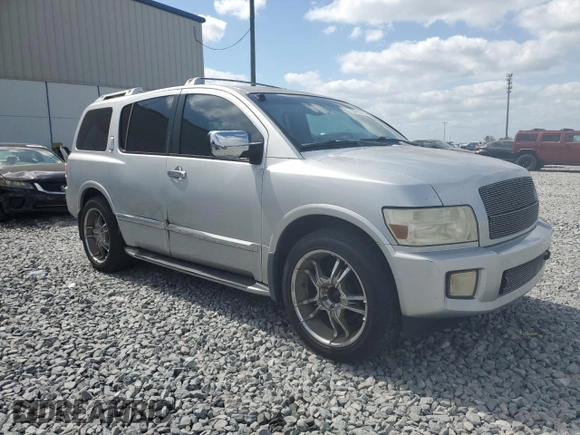 2004 Infiniti QX56 with VIN 5N3AA08C24N804778, listed as a Copart auction lot 53715775 with 183,725 mi miles and Salvage Title. Bid and sale history available at DreamBid. Image 4.