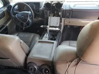 2005 Hummer H2 SUV with VIN 5GRGN23U25H109190, listed as a Copart auction lot 49460795 with 191,199 mi miles and Salvage Title. Bid and sale history available at carsss.com. Image 8.