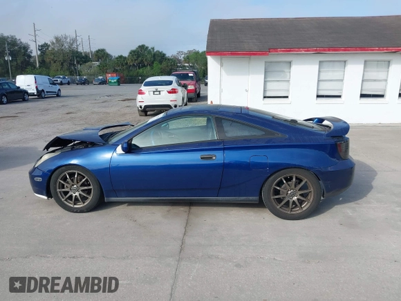 2002 Toyota Celica GT with VIN JTDDR32T220113449, listed as a IAAI auction lot 41546615 with 247,392 mi miles. Bid and sale history available at carsss.com. Image 14.