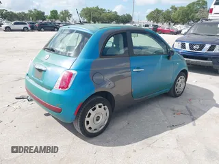 2012 FIAT 500 Pop z VIN 3C3CFFAR0CT213263, wystawiony jako IAAI lot #42316454 z przebiegiem 86 280 mil mil oraz . Historia ofert i sprzedaży dostępna na DreamBid. Obrazek 4.