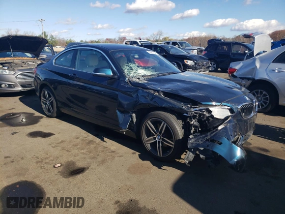 2017 BMW 2 Series 230i xDrive with VIN WBA2H9C35HV642432, listed as a Copart auction lot 78907754 with 57,866 mi miles and Salvage Title. Bid and sale history available at carsss.com. Image 4.