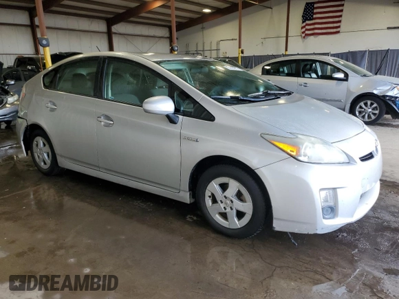 2011 Toyota Prius I with VIN JTDKN3DU0B1465707, listed as a Copart auction lot 55314815 with 208,971 mi miles and Salvage Title. Bid and sale history available at DreamBid. Image 4.