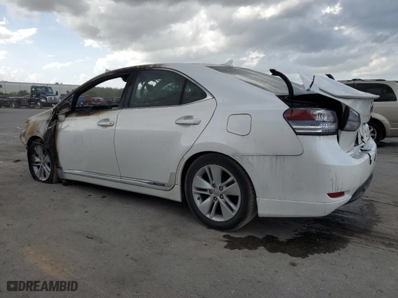 2011 Lexus HS 250h with VIN JTHBB1BA1B2043914, listed as a Copart auction lot 51455045 with 0 mi miles and Non Repairable. Bid and sale history available at carsss.com. Image 2.