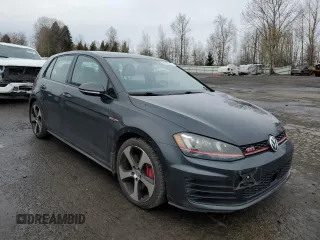 2017 Volkswagen Golf GTI S with VIN 3VW447AU5HM012375, listed as a Copart auction lot 48526375 with 53,277 mi miles and Salvage Title. Bid and sale history available at carsss.com. Image 4.