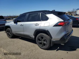 2021 Toyota RAV4 Hybrid XSE with VIN 2T3E6RFV4MW024394, listed as a Copart auction lot 50681165 with 41,349 mi miles and Salvage Title. Bid and sale history available at carsss.com. Image 2.