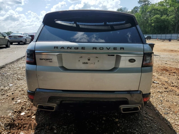 2018 Land Rover Range Rover Sport HSE z VIN SALWR2RV4JA192960, wystawiony jako Copart lot #55218695 z przebiegiem Nie podano mil oraz Szkoda całkowita • Salvage title. Historia ofert i sprzedaży dostępna na DreamBid. Obrazek 6.