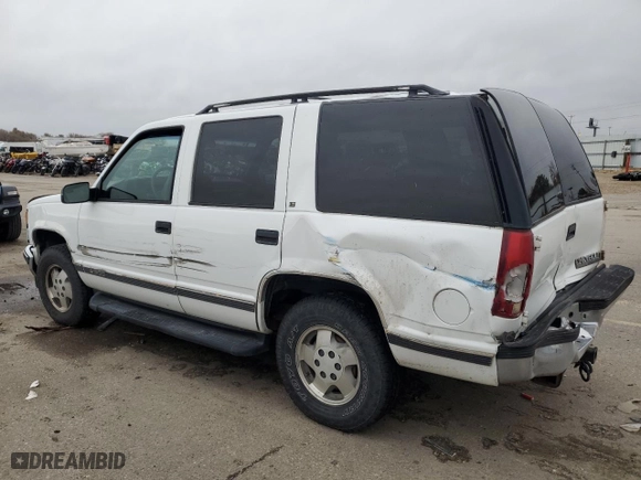 1995 Chevrolet Tahoe with VIN 1GNEK13K8SJ446856, listed as a Copart auction lot 78485824 with 167,005 mi miles and Salvage Title. Bid and sale history available at carsss.com. Image 2.