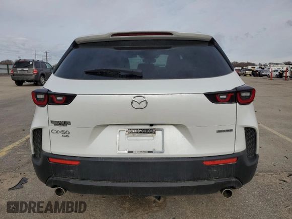 2025 Mazda CX-50 S Preferred with VIN 7MMVABBM5SN314750, listed as a Copart auction lot 47224095 with 8,956 mi miles and Salvage Title. Bid and sale history available at carsss.com. Image 6.