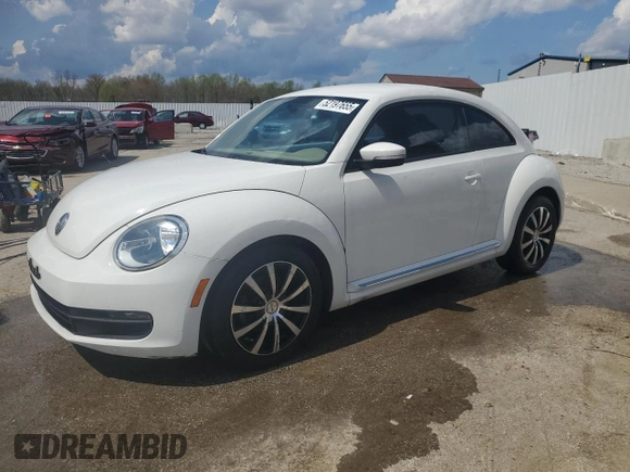 2013 Volkswagen Beetle 2.5L with VIN 3VWJP7ATXDM662072, listed as a Copart auction lot 52197655 with 86,725 mi miles and Non Repairable. Bid and sale history available at DreamBid. Image 1.