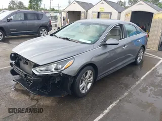 2018 Hyundai Sonata SEL with VIN 5NPE34AF5JH649451, listed as a IAAI auction lot 42094442 with 33,954 mi miles and . Bid and sale history available at DreamBid. Image 2.