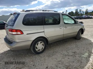 2002 Toyota Sienna LE with VIN 4T3ZF13C82U435655, listed as a Copart auction lot 76456024 with 177,570 mi miles and Salvage Title. Bid and sale history available at carsss.com. Image 3.