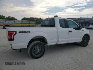 2017 Ford F-150 XL with VIN 1FTFX1EF3HKD61067, listed as a Copart auction lot 48466905 with 121,561 mi miles and Salvage Title. Bid and sale history available at carsss.com. Image 3.