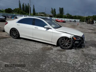 2019 Mercedes-Benz S 560 with VIN WDDUG8GB9KA457525, listed as a Copart auction lot 78275934 with 55,774 mi miles and Salvage Title. Bid and sale history available at DreamBid. Image 4.