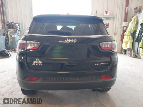 2019 Jeep Compass Limited with VIN 3C4NJDCB3KT646226, listed as a IAAI auction lot 42406026 with 34,494 mi miles and . Bid and sale history available at DreamBid. Image 16.