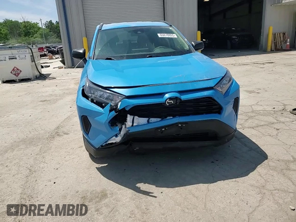 2019 Toyota RAV4 LE with VIN JTMF1RFV7KJ010844, listed as a Copart auction lot 60878805 with 75,904 mi miles and Salvage title. Bid and sale history available at DreamBid. Image 14.