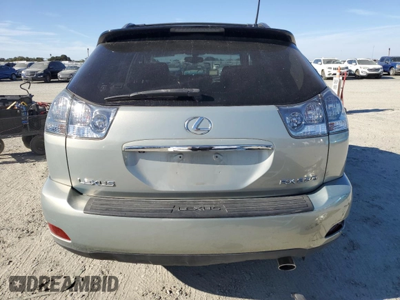 2005 Lexus RX 330 with VIN JTJHA31U850085810, listed as a Copart auction lot 70469794 with 130,186 mi miles and Salvage Title. Bid and sale history available at carsss.com. Image 6.