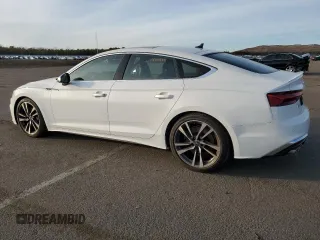 2022 Audi S5 Sportback Premium Plus z VIN WAUC4CF58NA035308, wystawiony jako Copart lot #78783284 z przebiegiem 18 564 mil mil oraz Szkody całkowita. Historia ofert i sprzedaży dostępna na DreamBid. Obrazek 2.