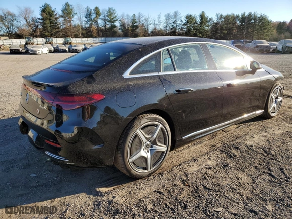 2023 Mercedes-Benz EQE with VIN W1KEG1CB4PF024240, listed as a Copart auction lot 78620484 with 24,688 mi miles and Salvage Title. Bid and sale history available at carsss.com. Image 3.