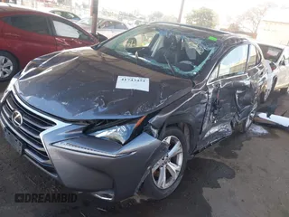 2017 Lexus NX with VIN JTJYARBZ5H2078044, listed as a IAAI auction lot 41743451 with 137,969 mi miles. Bid and sale history available at carsss.com. Image 2.