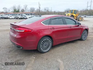 2017 Ford Fusion Titanium with VIN 3FA6P0K96HR211741, listed as a IAAI auction lot 41913350 with 51,707 mi miles. Bid and sale history available at carsss.com. Image 4.