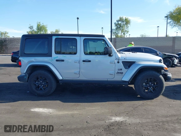 2023 Jeep Wrangler Willys with VIN 1C4HJXDG3PW577807, listed as a IAAI auction lot 42323674 with 28,808 mi miles and . Bid and sale history available at DreamBid. Image 13.