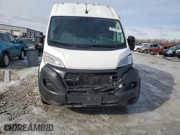 2023 Ram ProMaster Cargo with VIN 3C6LRVBG4PE548067, listed as a Copart auction lot 89120375 with 85,164 mi miles and Salvage Title. Bid and sale history available at carsss.com. Image 5.