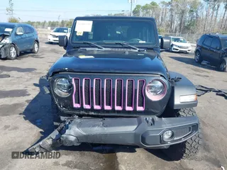 2021 Jeep Wrangler Unlimited Sport S with VIN 1C4HJXDN6MW812565, listed as a IAAI auction lot 41506140 with 27,273 mi miles and . Bid and sale history available at DreamBid. Image 12.