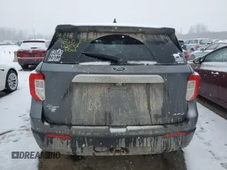 2021 Ford Explorer with VIN 1FMSK8BH0MGA71485, listed as a Copart auction lot 44632955 with 132,040 mi miles and Salvage Title. Bid and sale history available at carsss.com. Image 6.