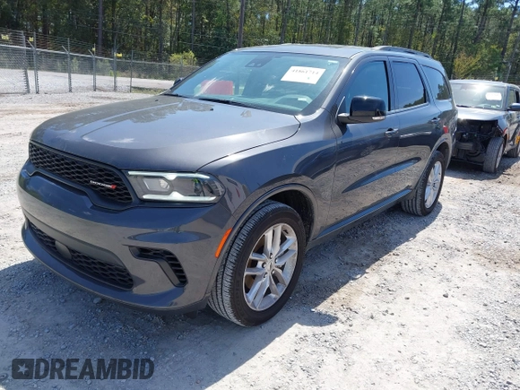 2024 Dodge Durango GT with VIN 1C4RDJDG3RC152939, listed as a IAAI auction lot 41861714 with 21,571 mi miles and . Bid and sale history available at DreamBid. Image 18.