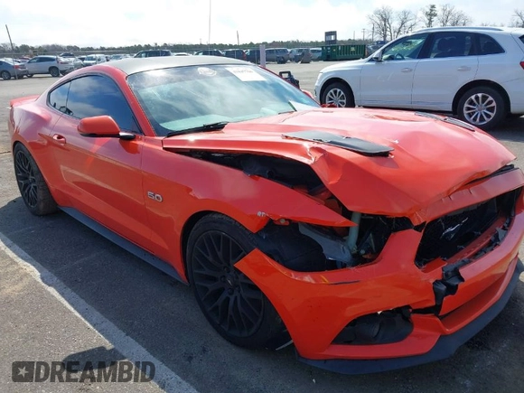 2016 Ford Mustang GT with VIN 1FA6P8CF3G5326429, listed as a IAAI auction lot 41847766 with 87,792 mi miles. Bid and sale history available at carsss.com. Image 1.