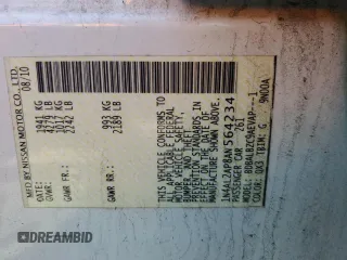 2010 Nissan Altima 2.5 S with VIN 1N4AL2AP8AN564234, listed as a Copart auction lot 51988575 with 238,392 mi miles and Salvage Title. Bid and sale history available at carsss.com. Image 13.