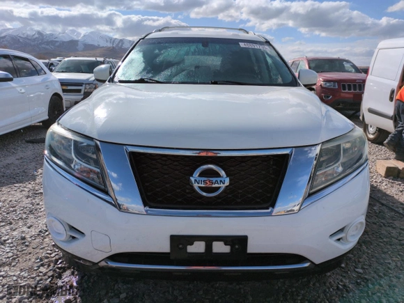 2015 Nissan Pathfinder Platinum with VIN 5N1AR2MMXFC652985, listed as a Copart auction lot 48891735 with 97,243 mi miles and Salvage Title. Bid and sale history available at carsss.com. Image 5.