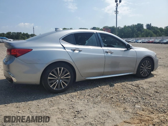 2018 Acura TLX w/Advance Pkg with VIN 19UUB3F75JA006665, listed as a Copart auction lot 63675894 with 150,417 mi miles and Salvage Title. Bid and sale history available at carsss.com. Image 3.
