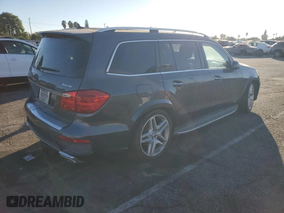 2015 Mercedes-Benz GL-Class GL 550 with VIN 4JGDF7DE7FA518121, listed as a Copart auction lot 73961463 with 0 mi miles. Bid and sale history available at carsss.com. Image 3.