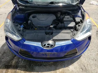 2012 Hyundai Veloster w/Red Int with VIN KMHTC6AD2CU048049, listed as a Copart auction lot 63796274 with 122,914 mi miles and Salvage title. Bid and sale history available at DreamBid. Image 11.