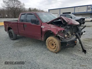 2005 Ford F-150 STX with VIN 1FTRX12W65NA78366, listed as a Copart auction lot 44186555 with 0 mi miles and Salvage Title. Bid and sale history available at carsss.com. Image 4.